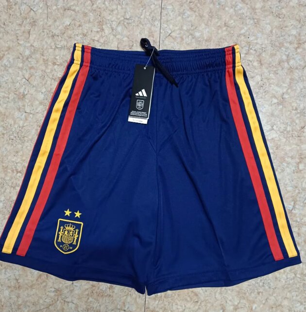 AAA Quality Spain 2026 World Cup Home 2 Stars Soccer Shorts